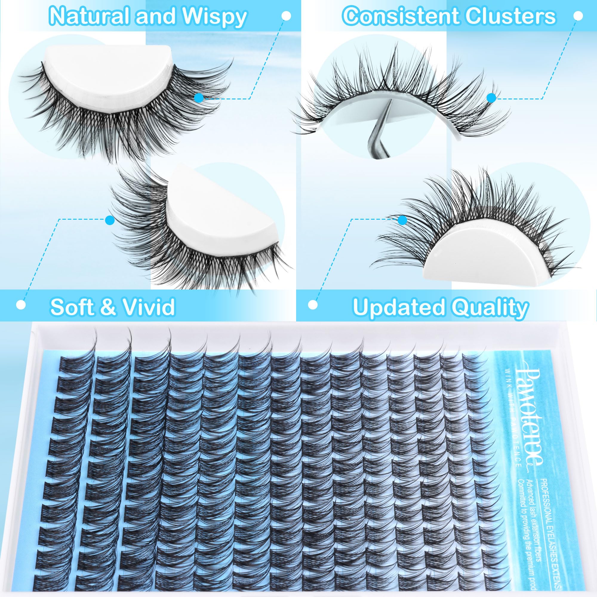 Pawotence Lash Applicator Tool for precise, mess-free placement