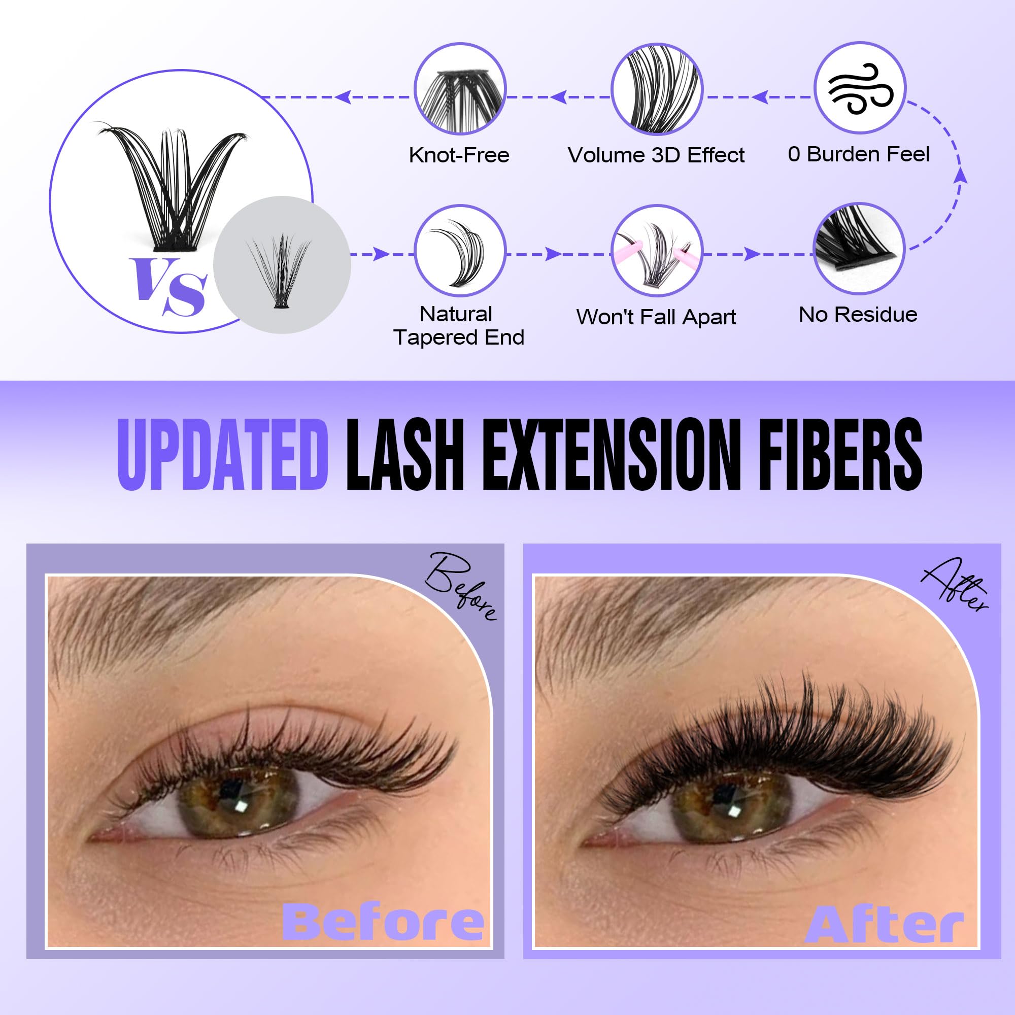 Pawotence lash applicator tweezers for precise, tidy placement