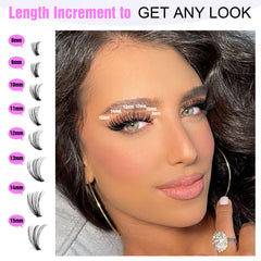 Pawotence lash bond and seal used to secure clusters for lasting wear.