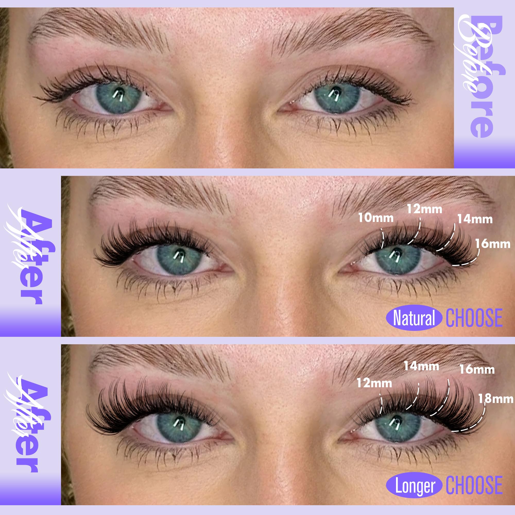 Pawotence lash bond and seal for secure, long lasting adhesion