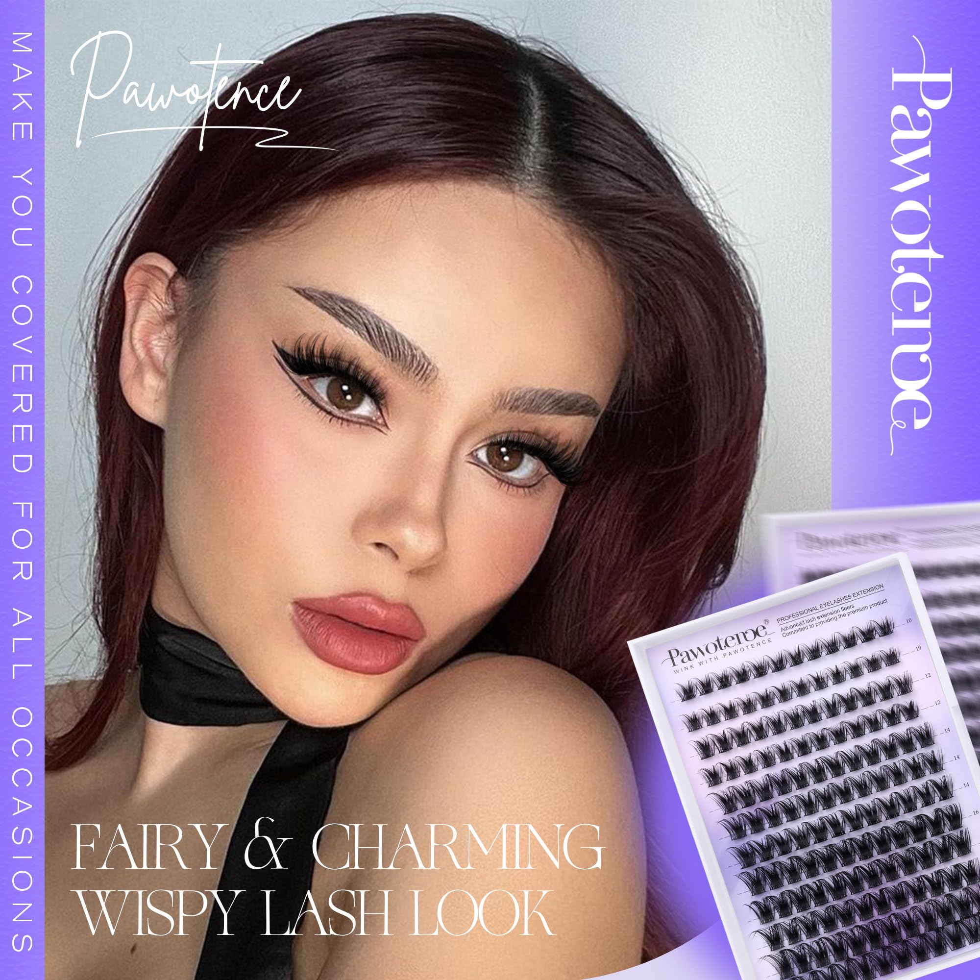 Pawotence professional brand lashes bring salon inspired options
