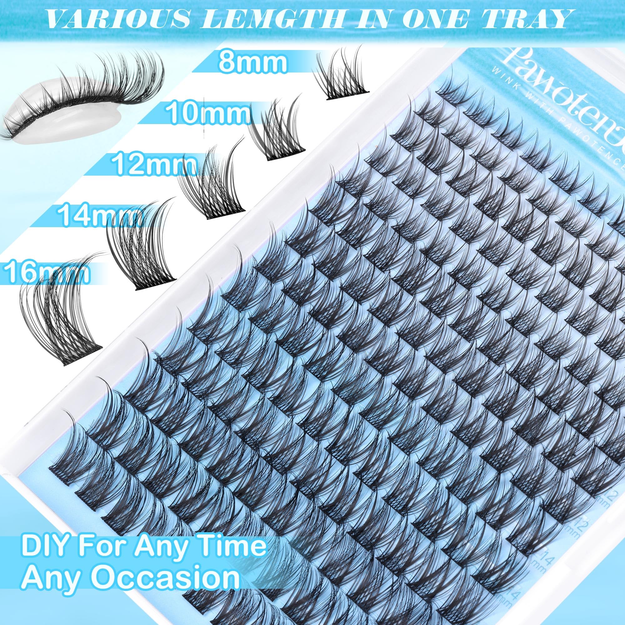 Pawotence Updated Fiber Lashes deliver soft, natural fullness
