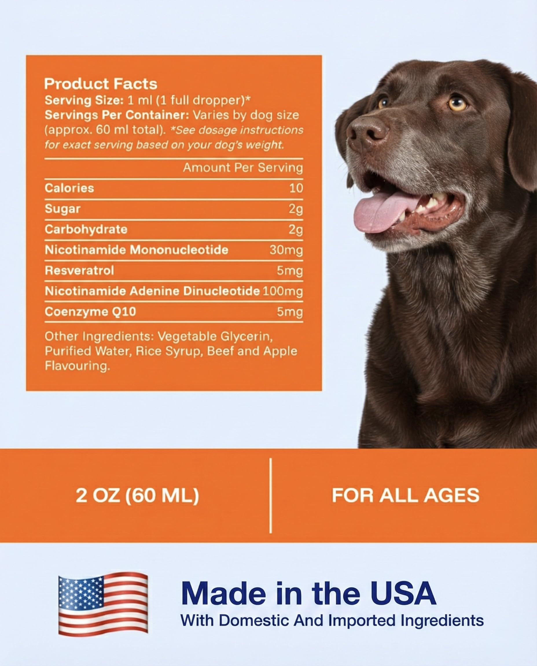 PAWPRINT LAB nanoliposomal dropper delivers easily absorbed nutrients for canine vitality.