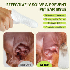 PawSono thicker ear wipes designed for easier finger use on pets.