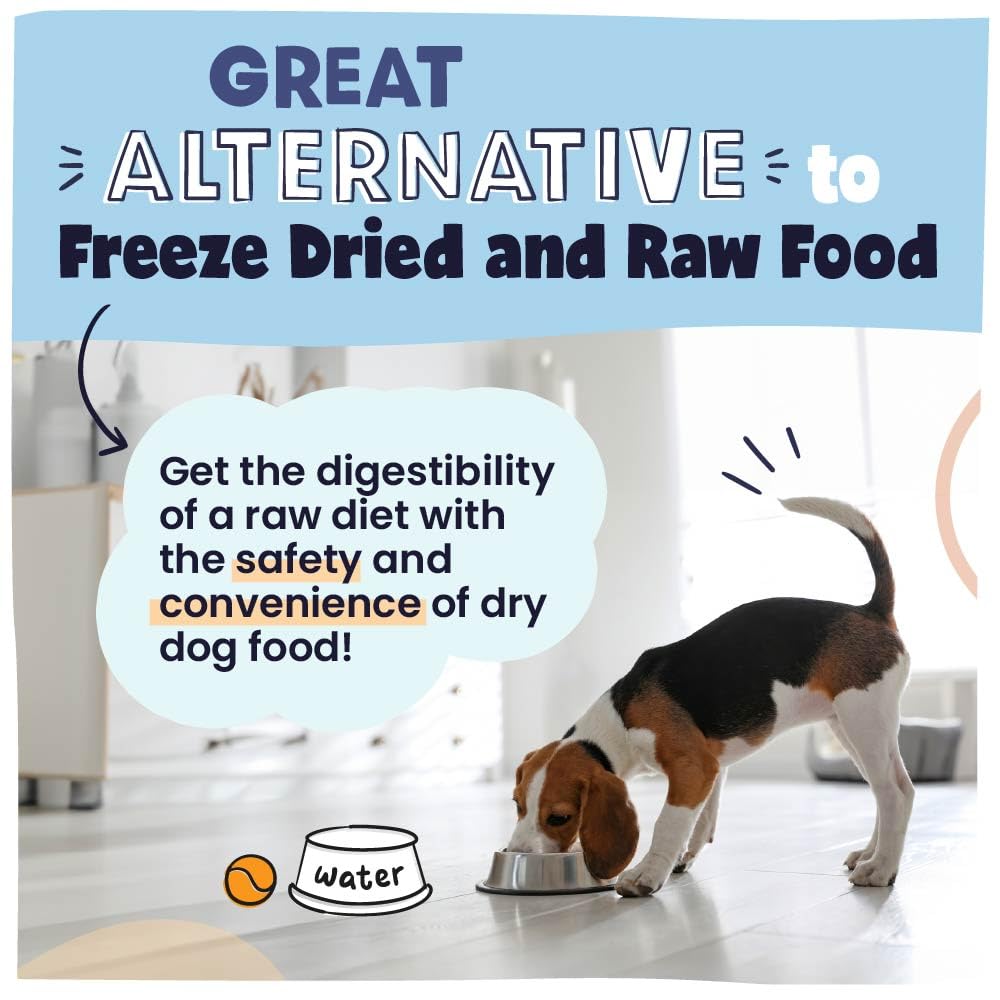 Pawstruck air dried dog food vet-recommended label conveys trusted nutrition.