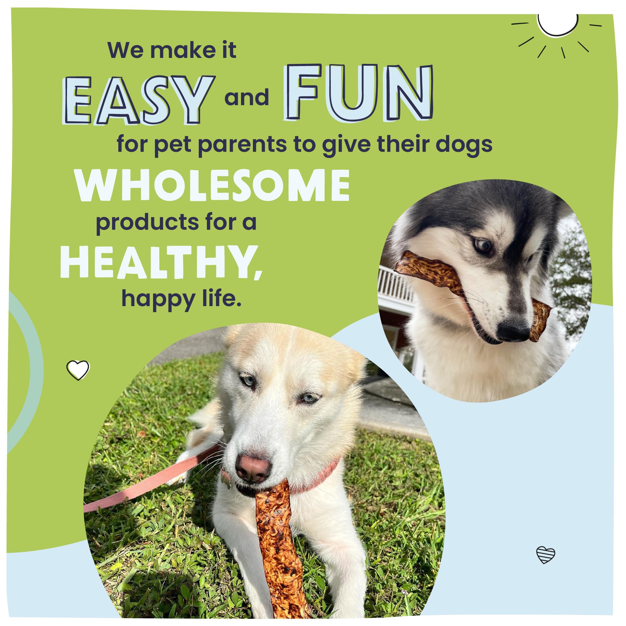 Pawstruck low-fat chews offer guilt-free snacking for dogs.