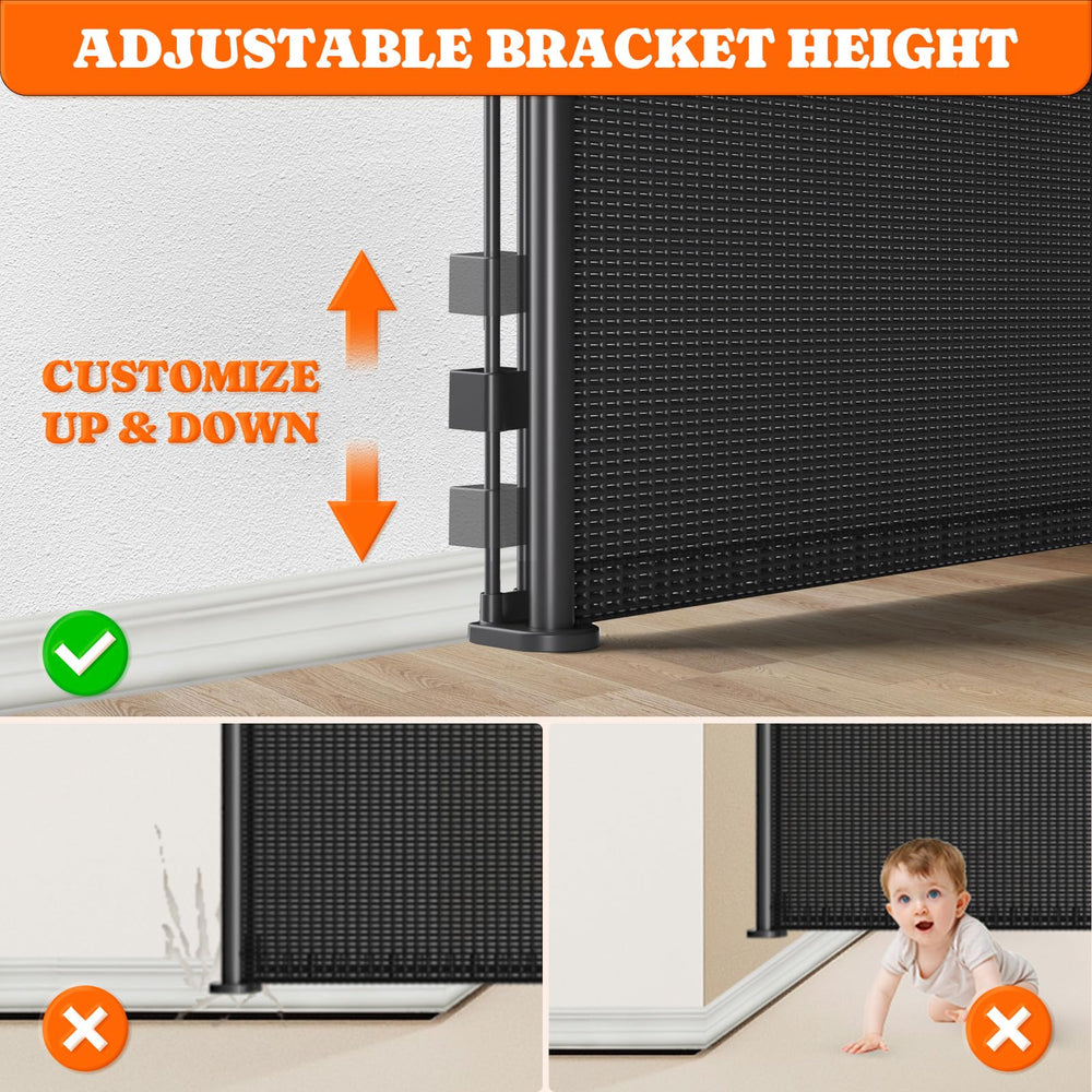 Pawtners extra-wide design fits kitchens, hallways, and doorways for versatile placement.