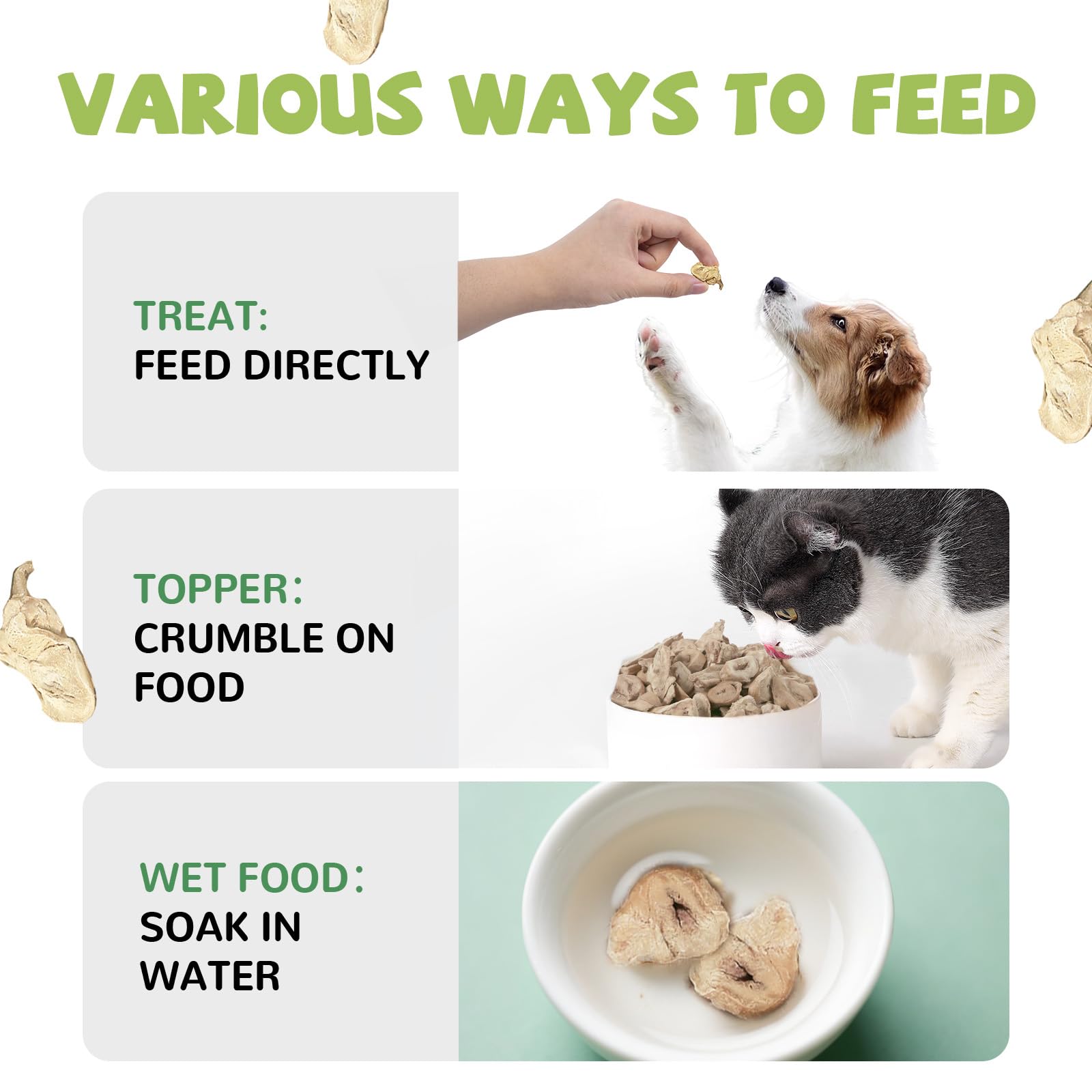 PAWUP Coeur de poulet séché – option carnivore domestique sans céréales