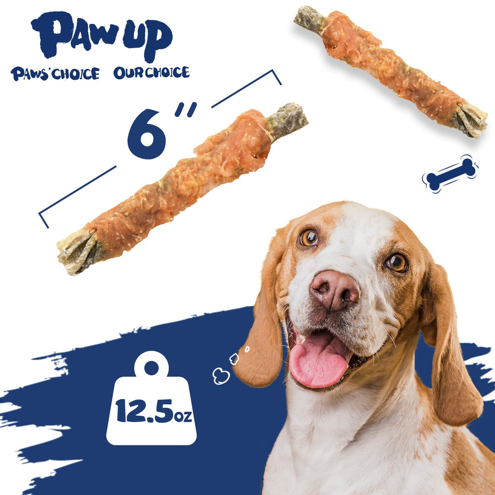PAWUP dog treat cod skins rawhide-free for safe chewing.