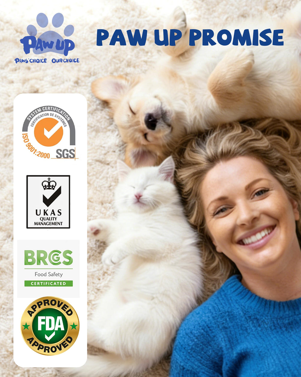 PAWUP Minnows ingredient label highlights simple, gluten-free composition.