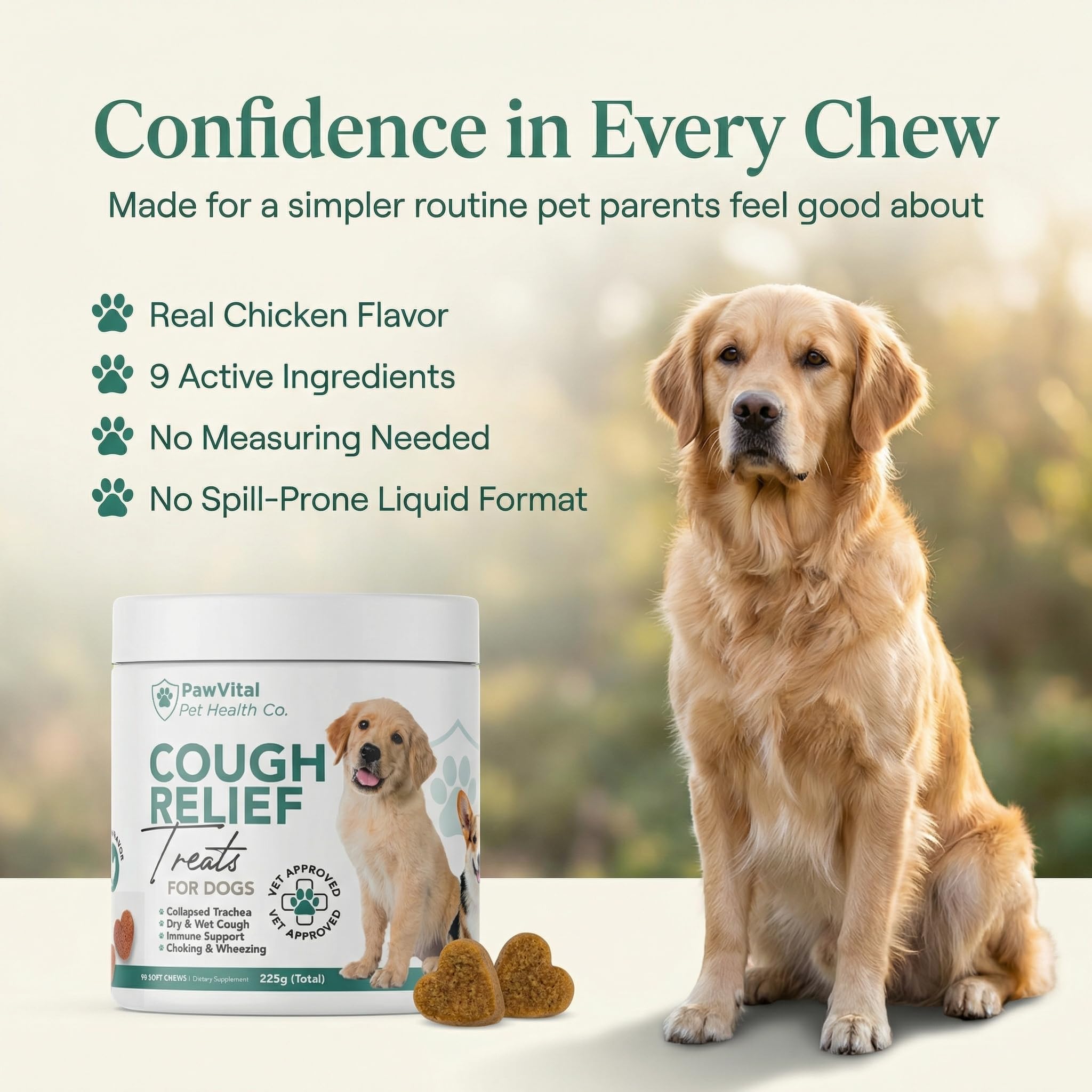 PawVital packaging-travel-home compact packaging for home or travel.