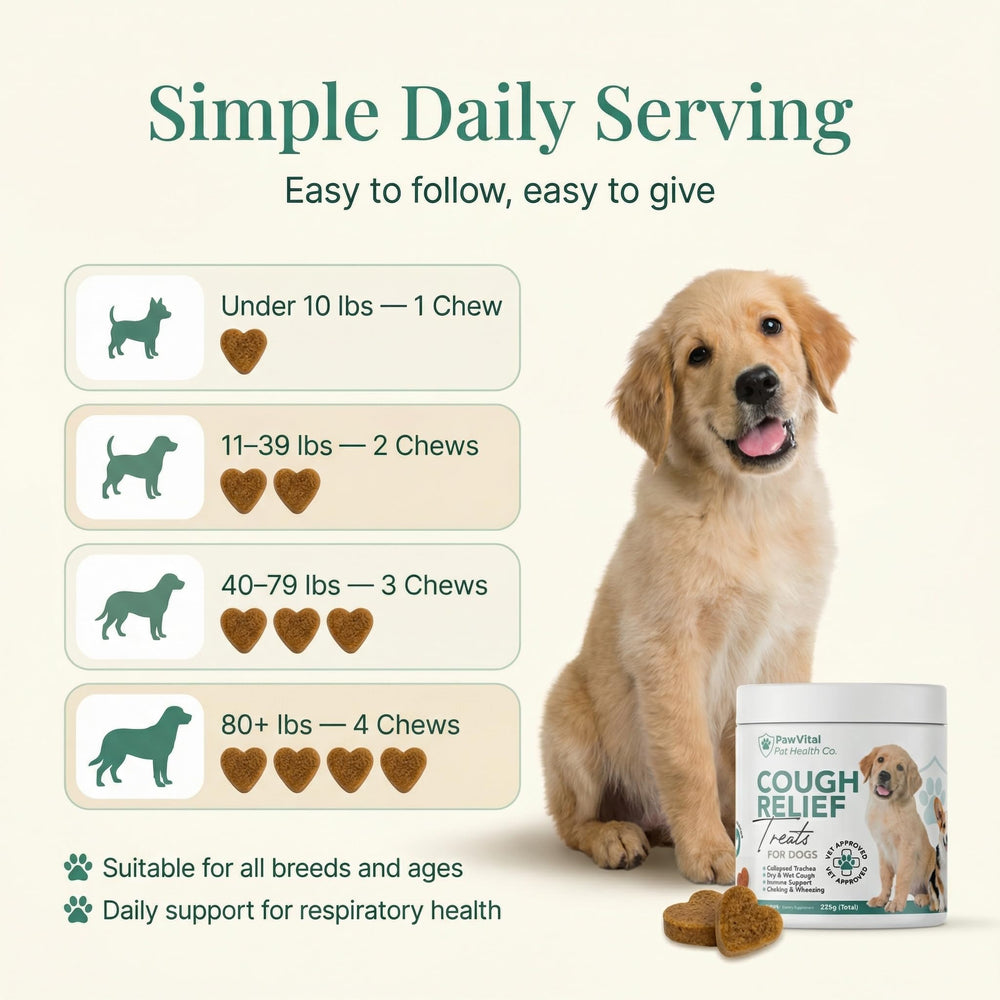 PawVital precise-dosing ensures consistent dosing with every chew.
