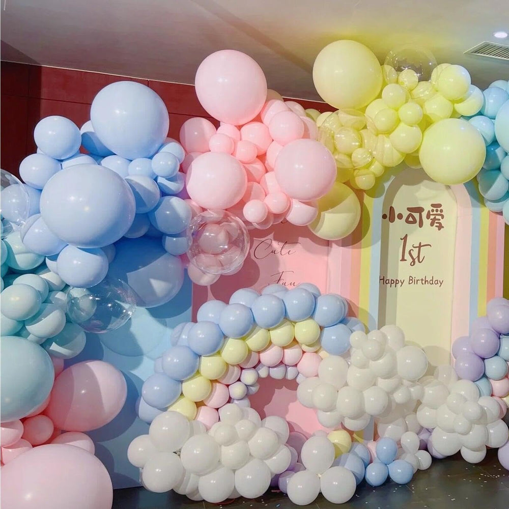 PAXILE ribbon rolls finish the garland with elegant, cohesive color.