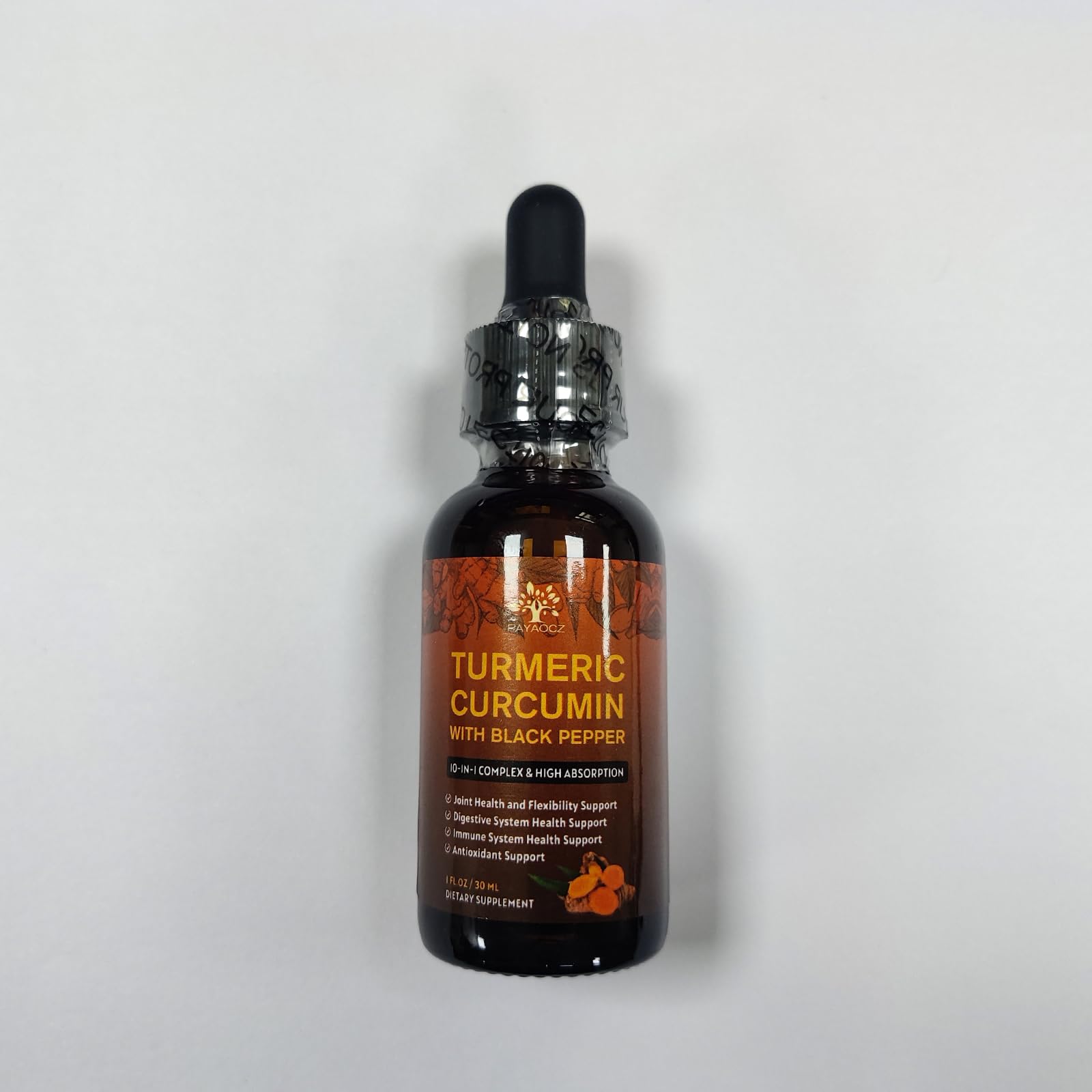 PAYAOCZ daily-use bottle on kitchen shelf promoting digestive support