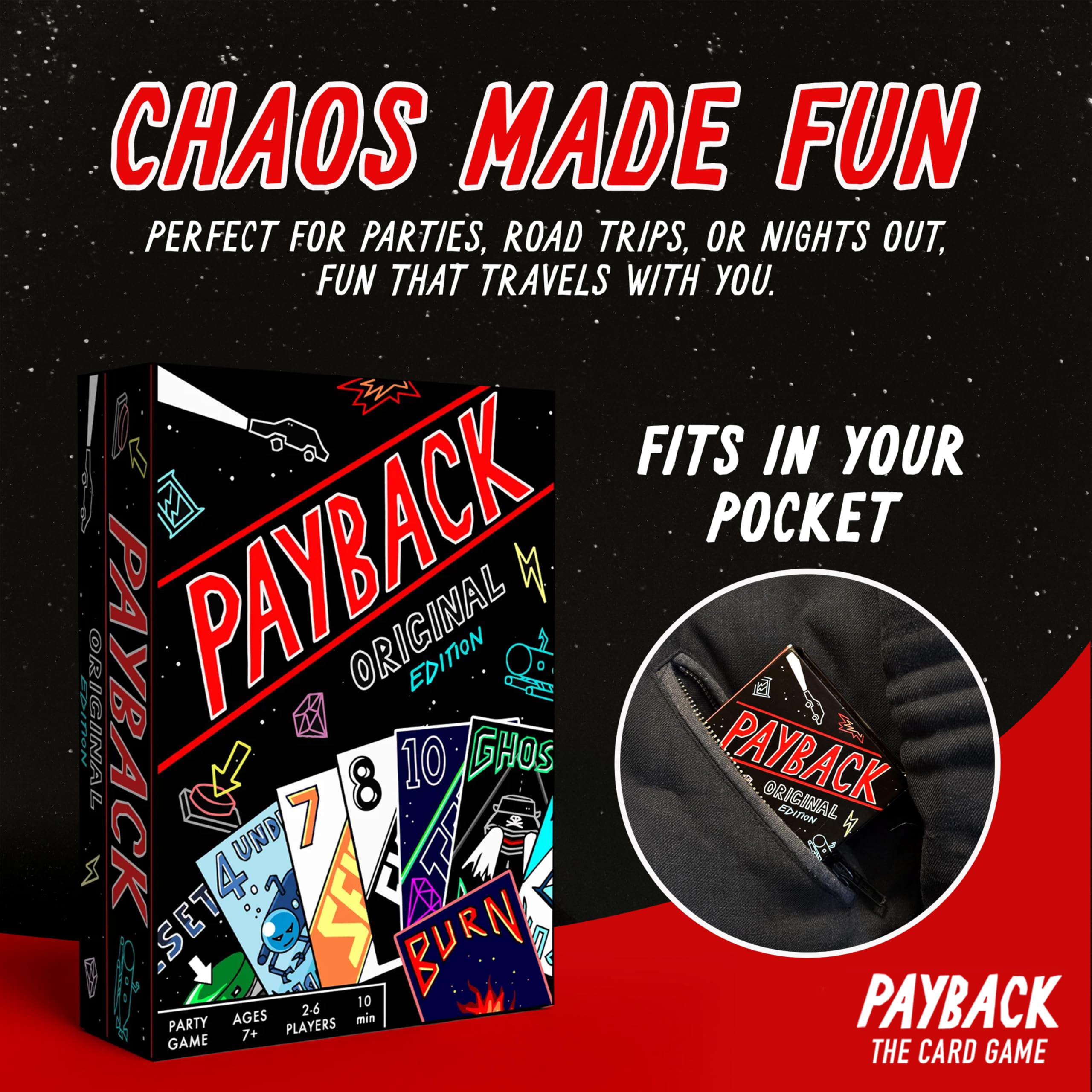 Ideal for teens and adults during family game nights.