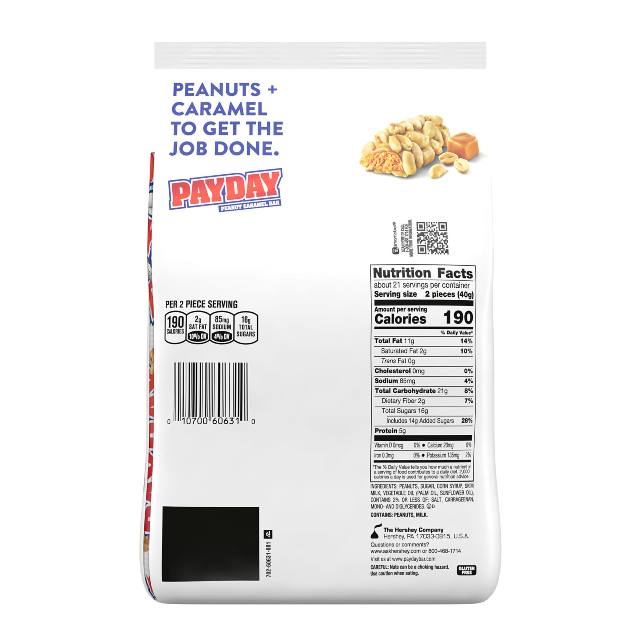 PAYDAY Snack Size pack on a store shelf for bulk sharing and events