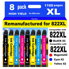 PayForLess Epson 822XL black cartridge ready for crisp, legible text.