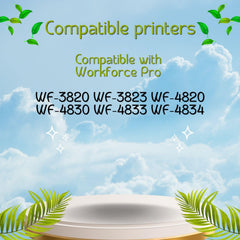 PayForLess Epson 822XL cyan cartridge delivers vivid color for graphics.