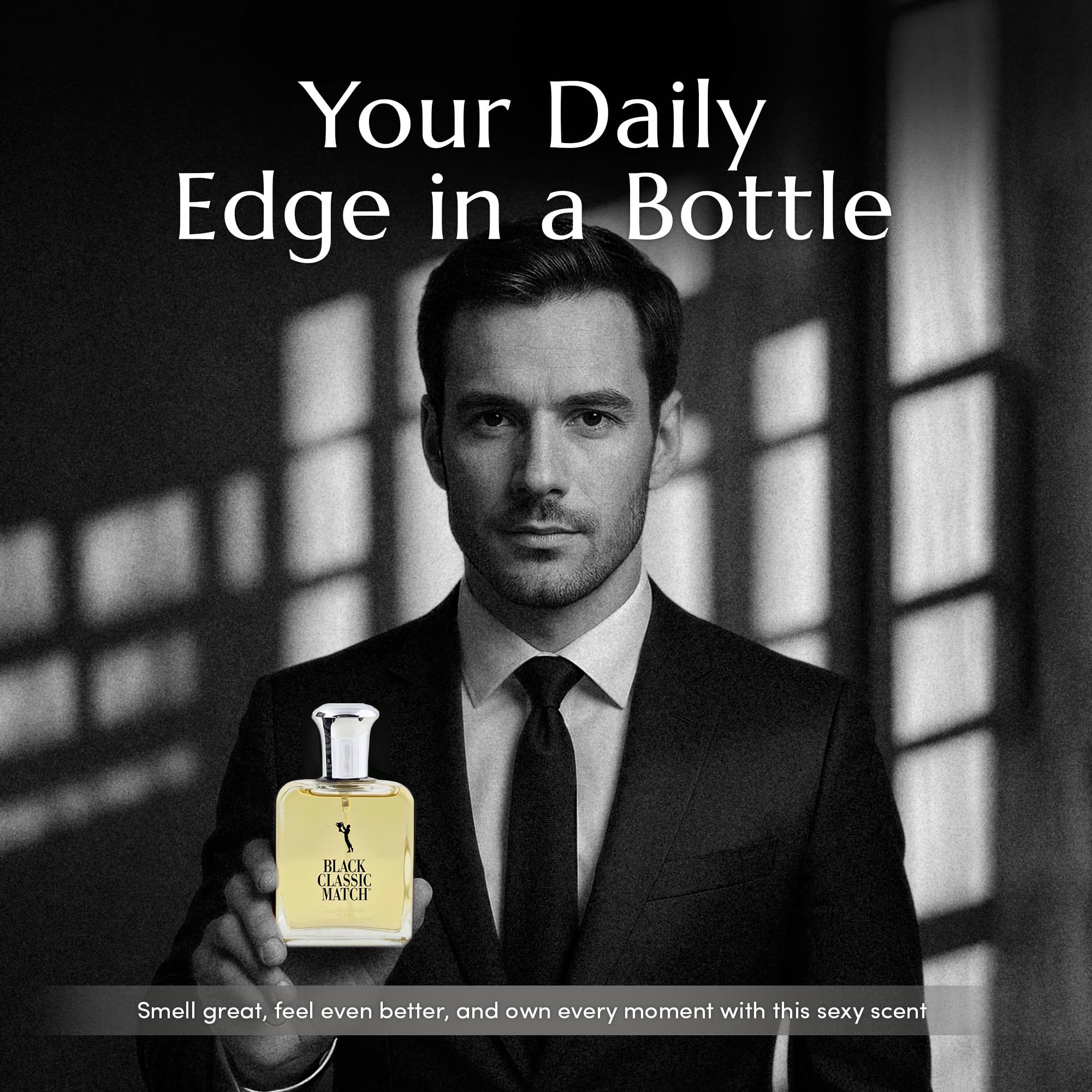 PB ParfumsBelcam Black Classic Match front label displaying notes and style