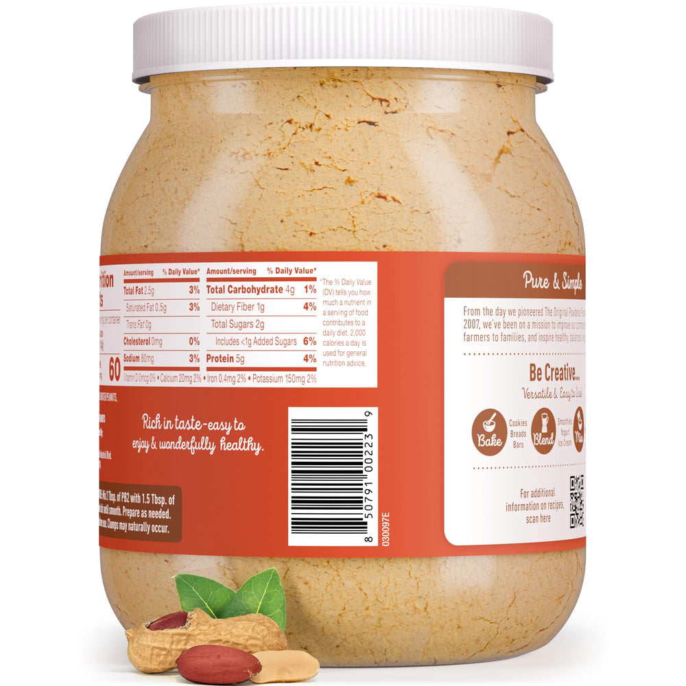 PB2 Crunchy Powdered Peanut Butter chocolate dip, creamy with crunchy bites.
