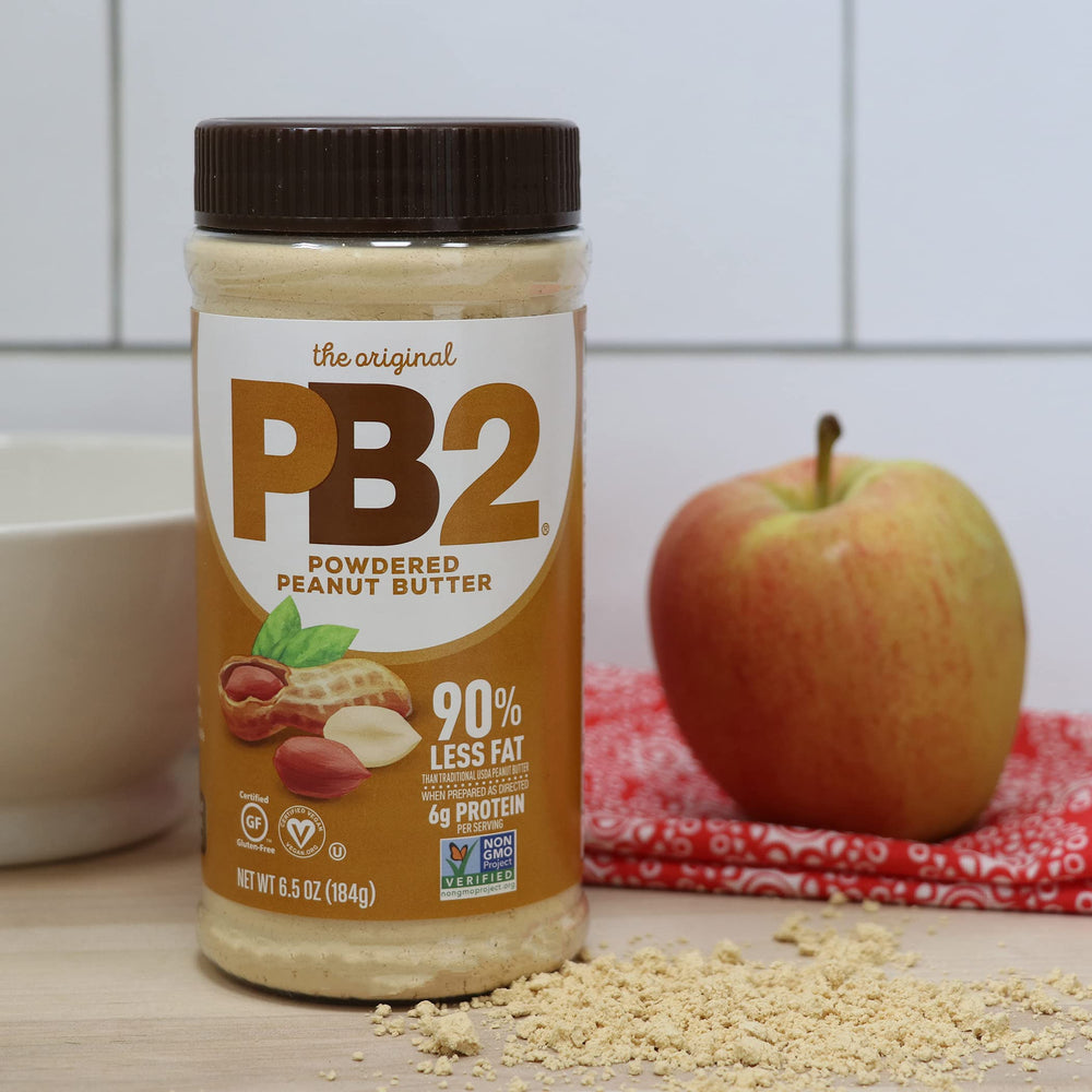 PB2 gluten-free vegan label on packaging
