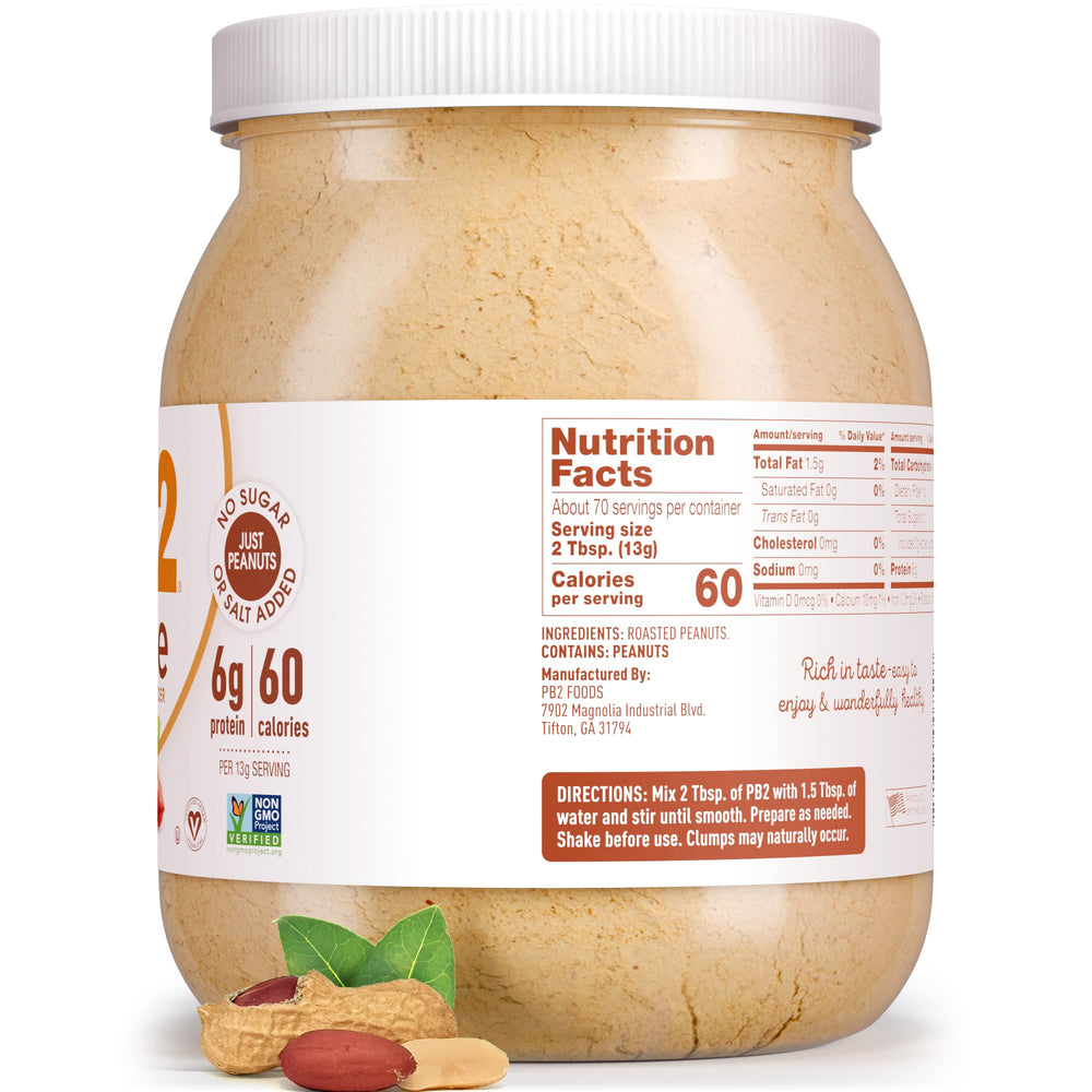 PB2 powder whisked into liquid demonstrates smooth mixing.