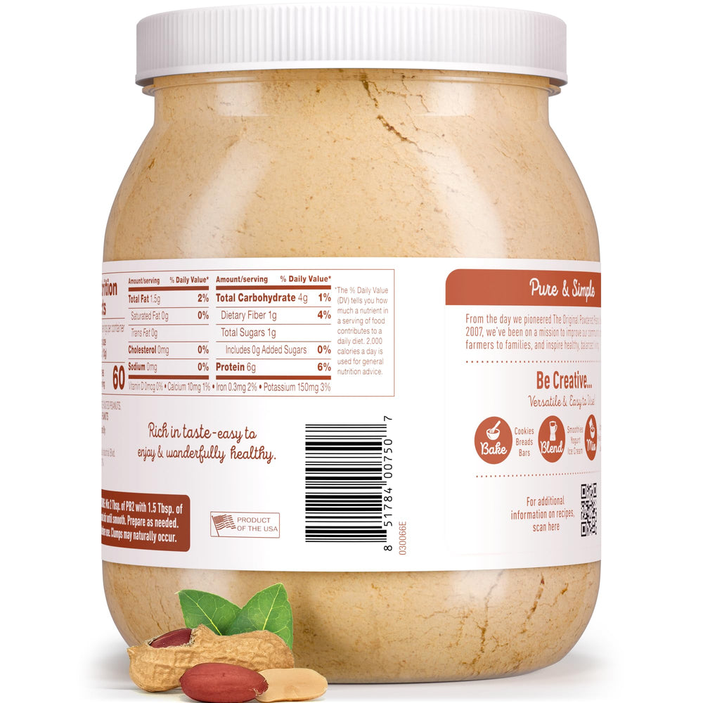 PB2 powder adds protein to smoothie bowls and toppings.