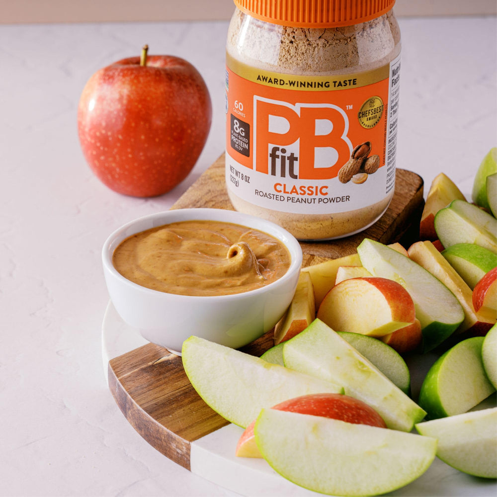 PBfit powder being mixed with water to form a low-fat spread.