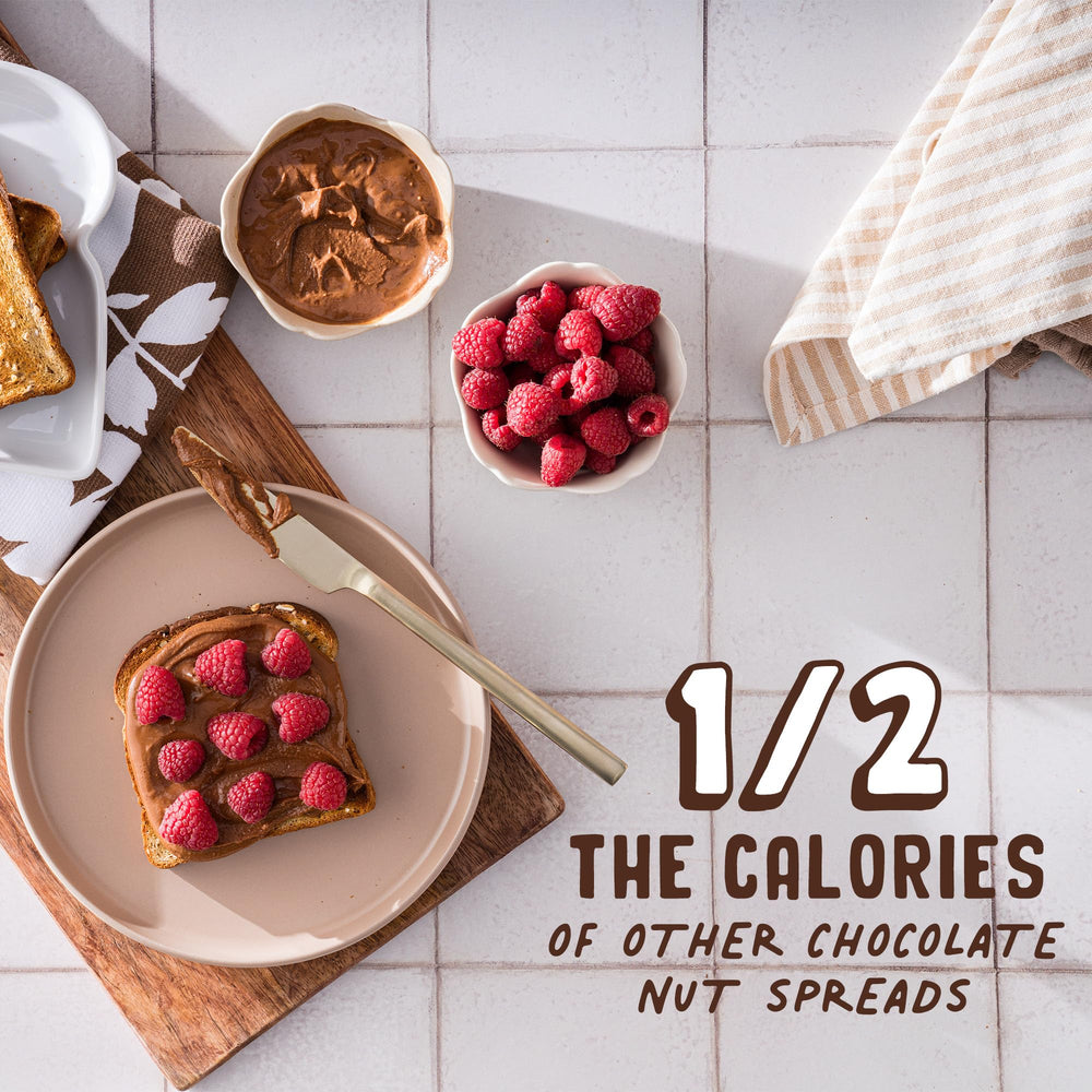 PBfit Cocoa Peanut Butter Powder on pancakes for chocolate flavor