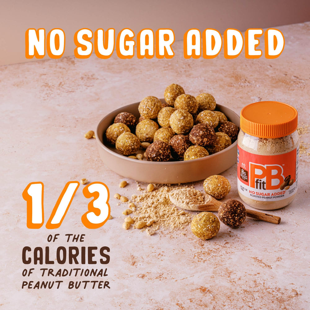PBfit powder baked into banana bread for a flavorful, protein-rich treat.