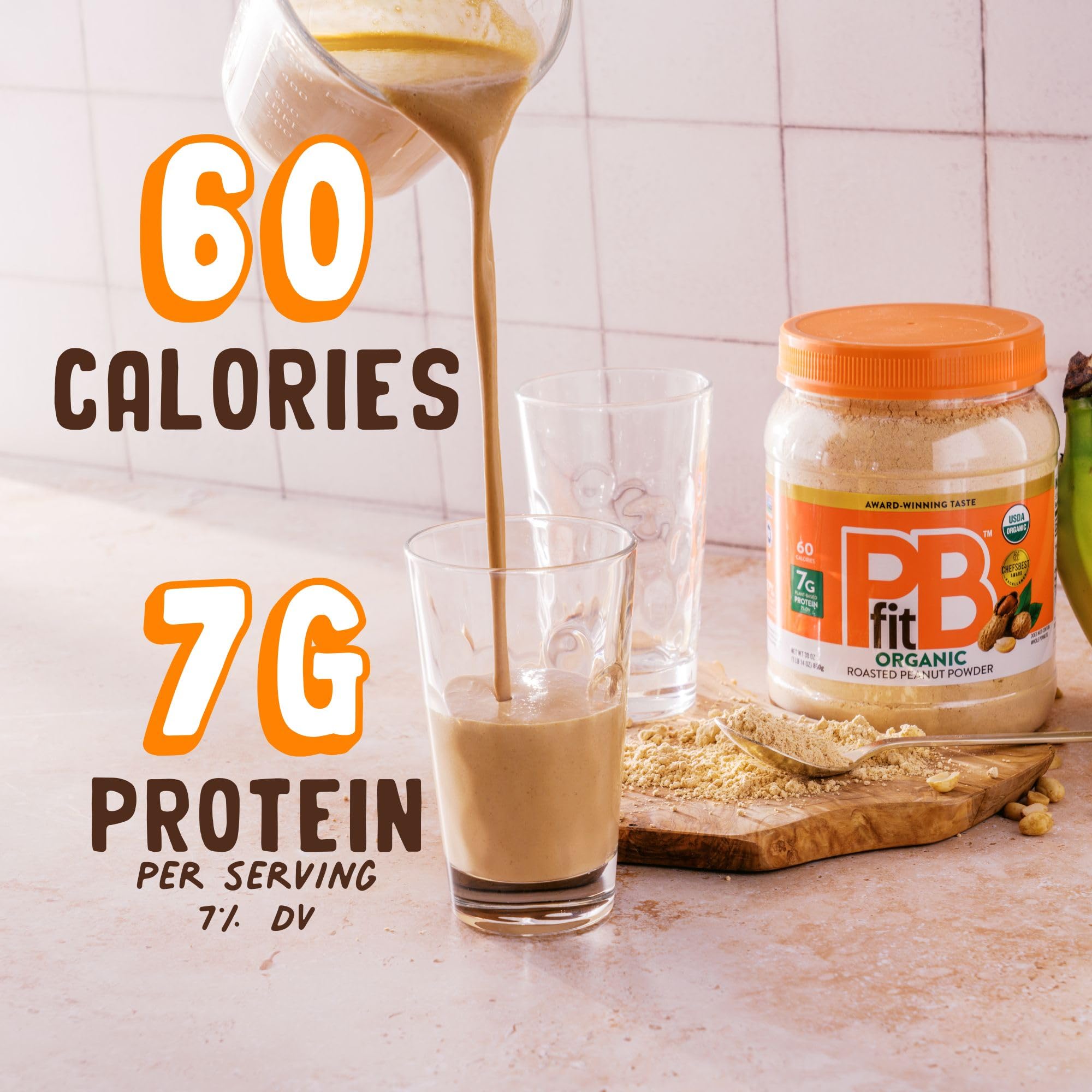 PBfit powder whisked with water to create a smooth spread