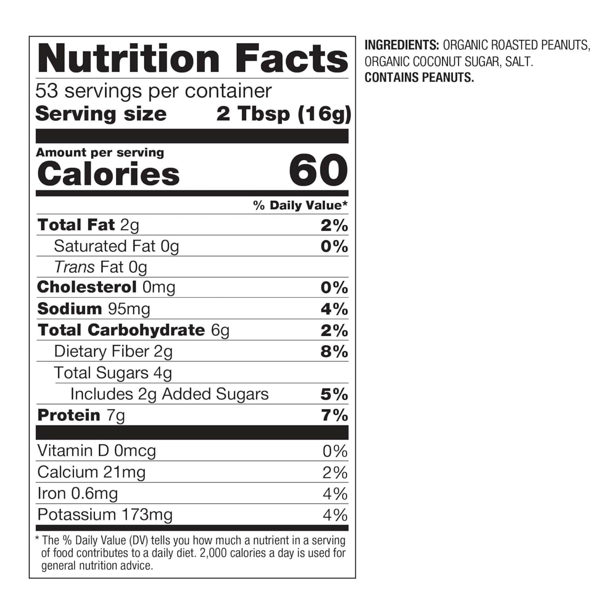PBfit roasted peanuts aroma on packaging highlighting organic ingredients