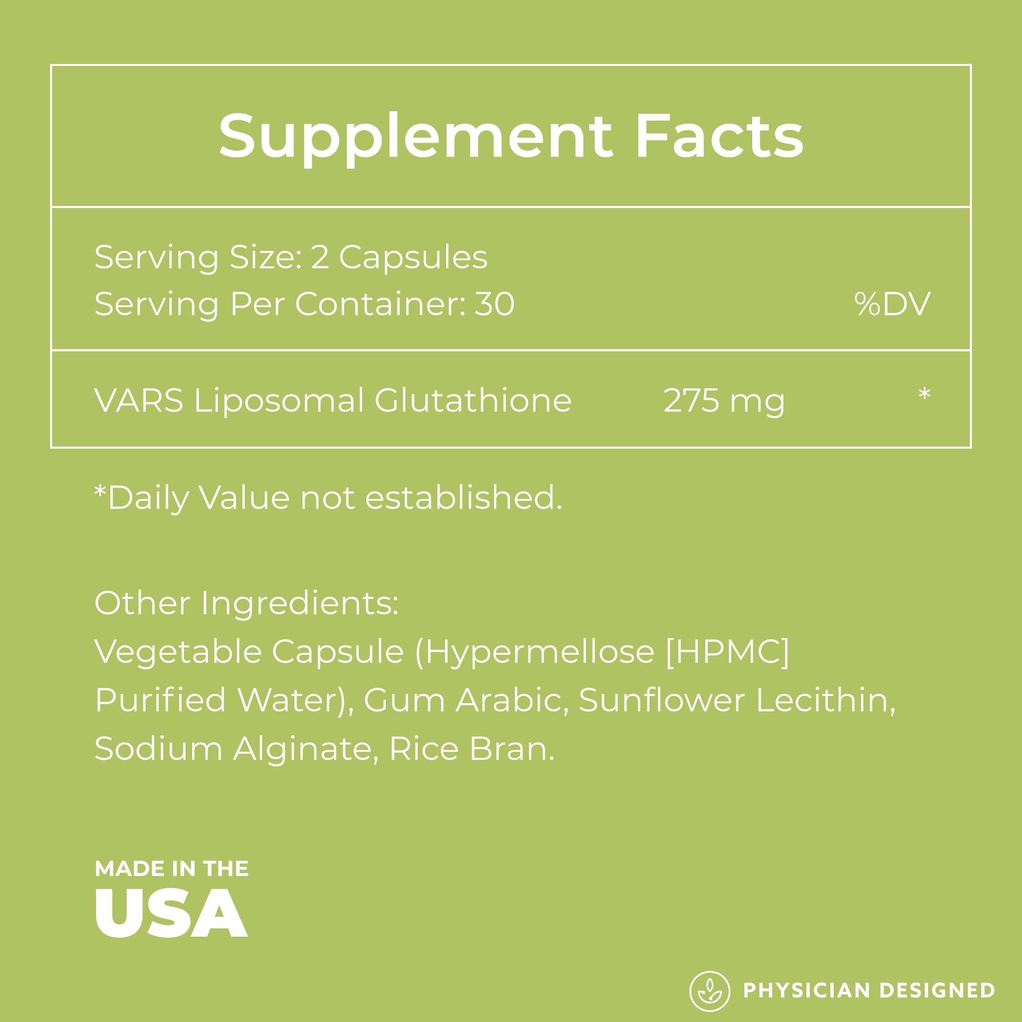 PD VARS energy-focused capsules indicate daily vitality and mental clarity support.