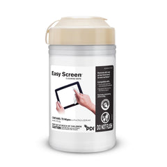 PDI Easy Screen Cleaning Wipes canister front view for streak-free screens.