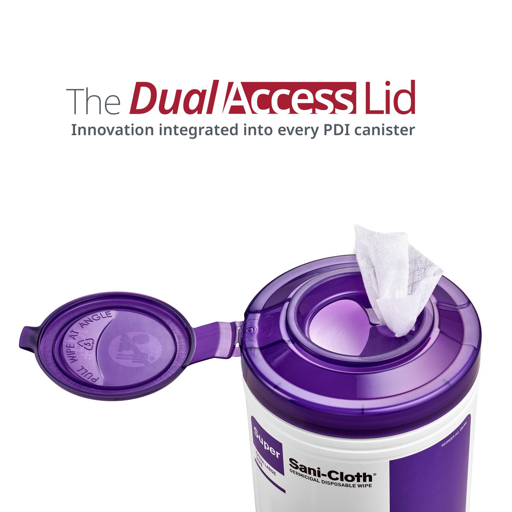 PDI Super Sani-Cloth wipes ideal for dental and physician office environments.