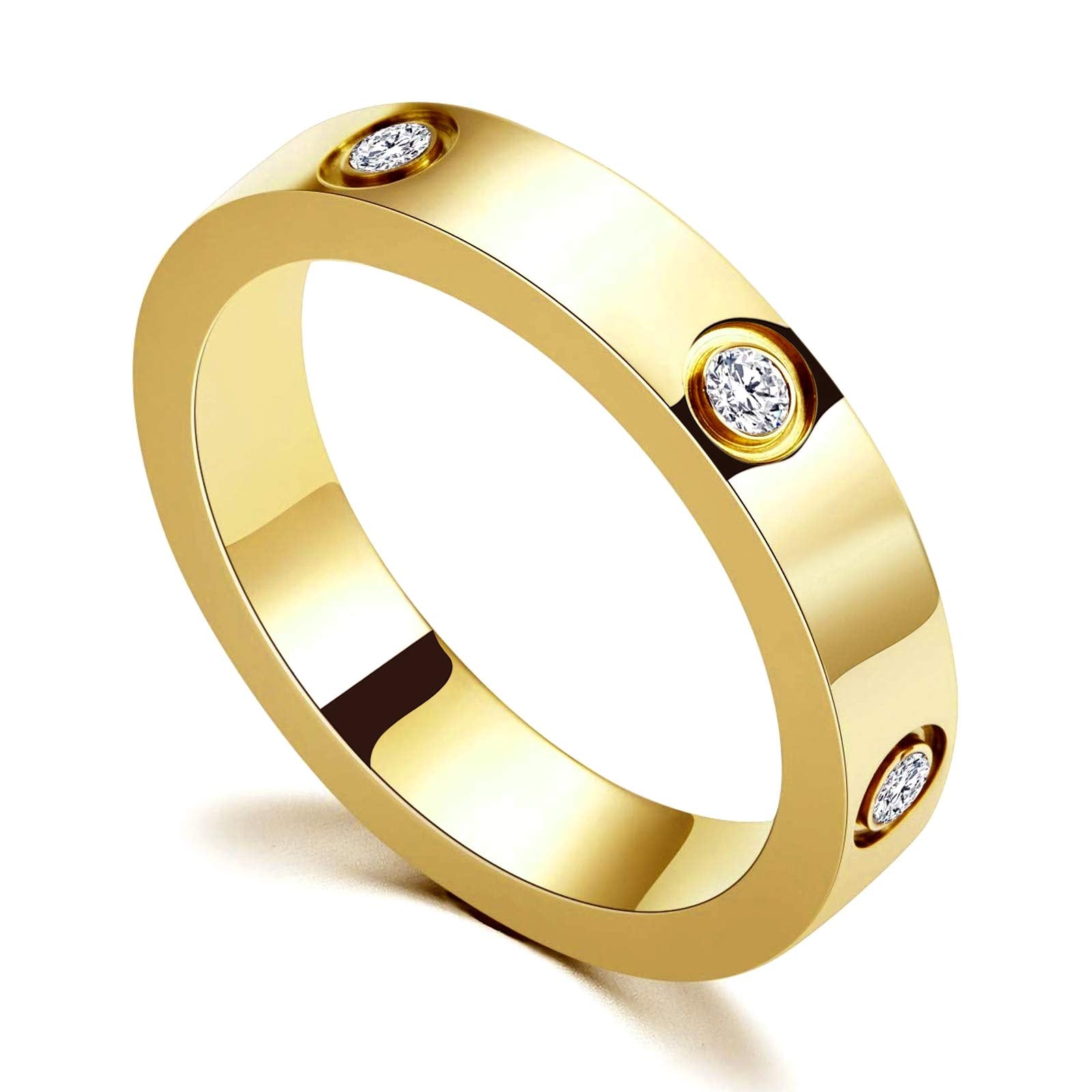 PDWZNBA Love Friendship Ring with embellished heart for everyday elegance.