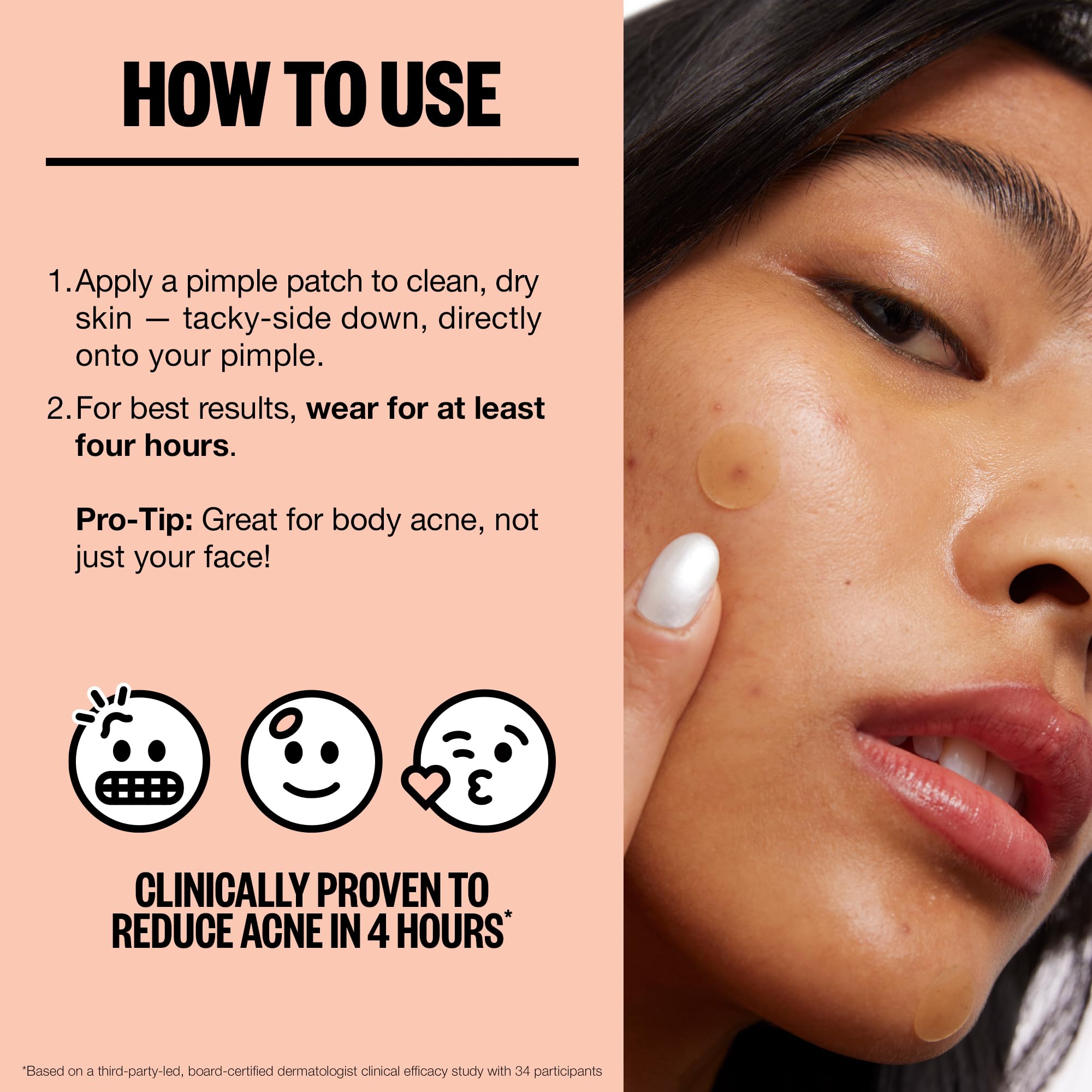 Peace Out Acne Healing Dots contain salicylic acid, retinol, and aloe for gentle care