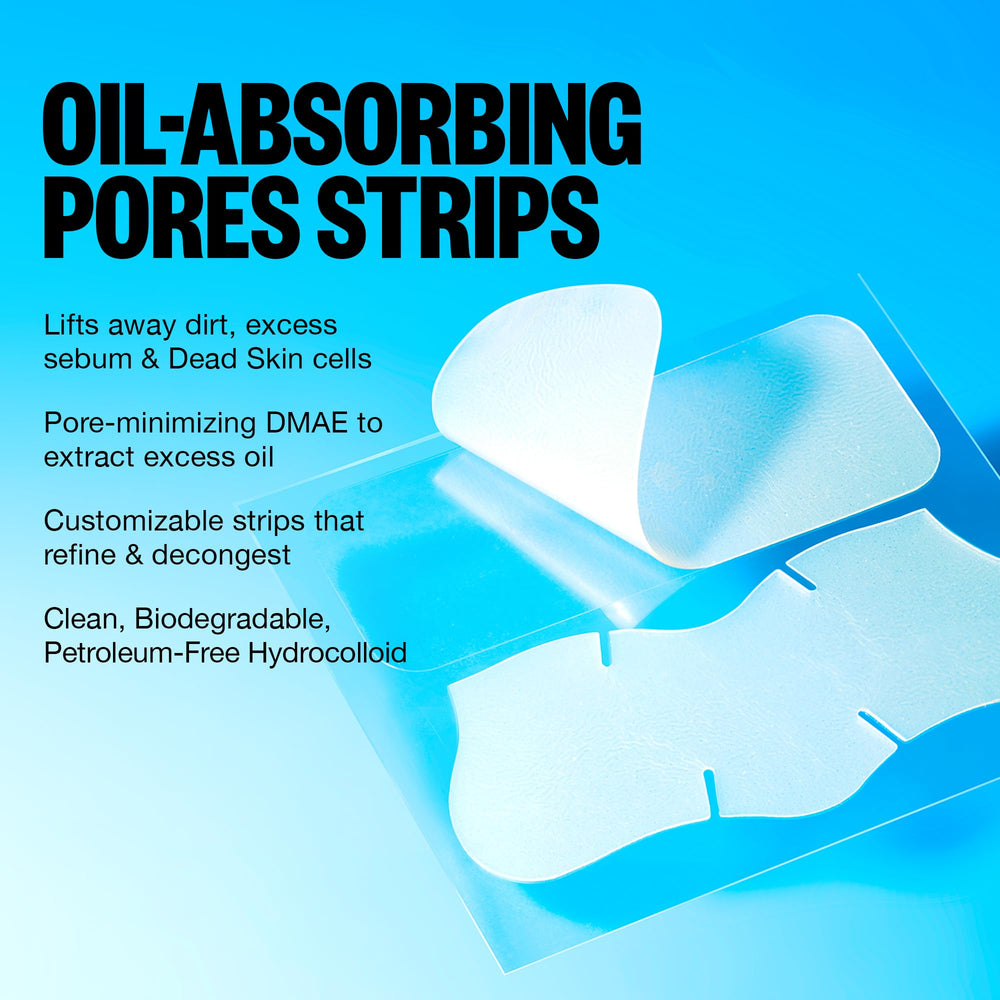 PEACE OUT Pore Strips retinol-infused formula refines texture and pore visibility