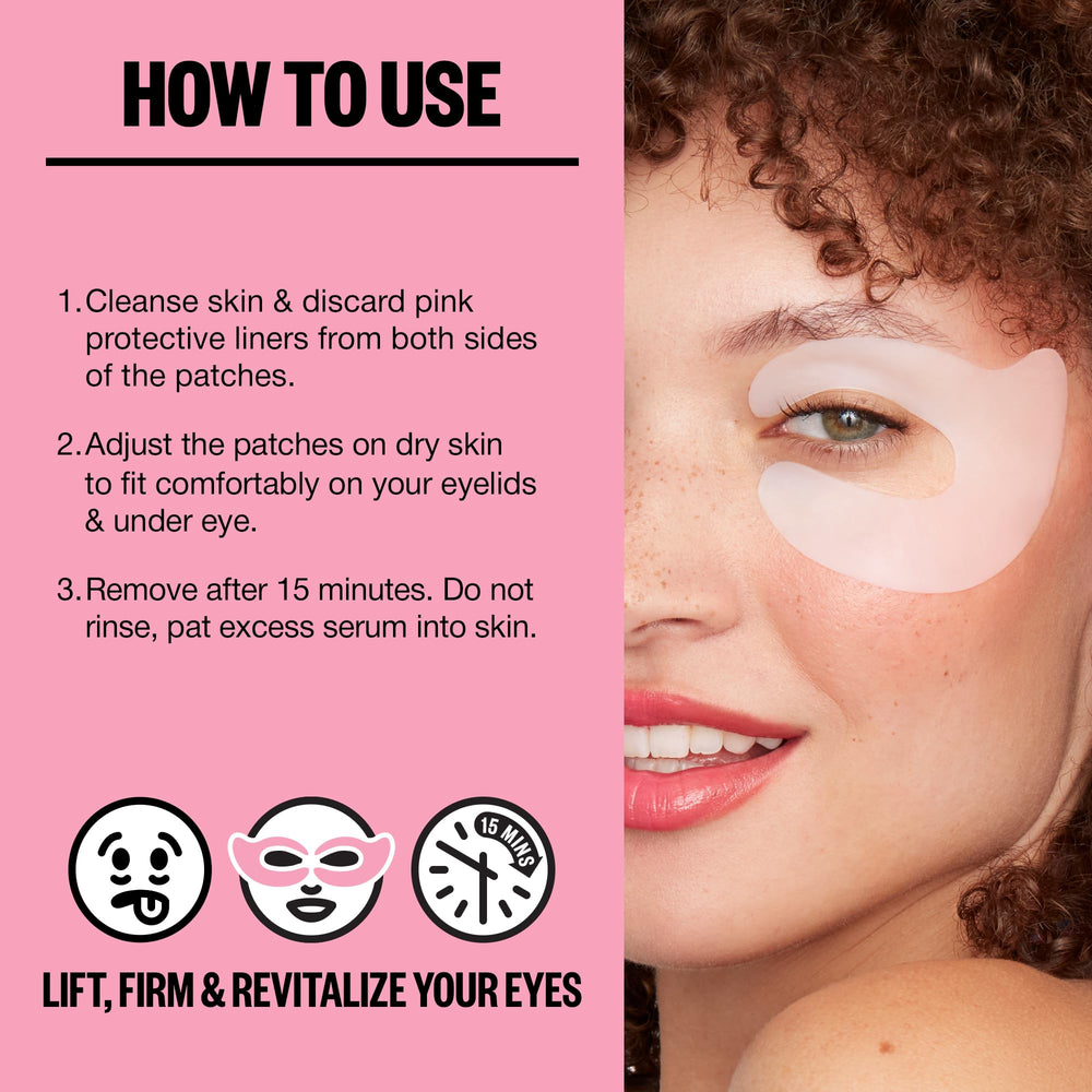 Peace Out eye patches offer a quick 15-20 minute boost.