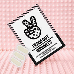 Peace Out wrinkle patch on eye area showing crow’s feet reduction