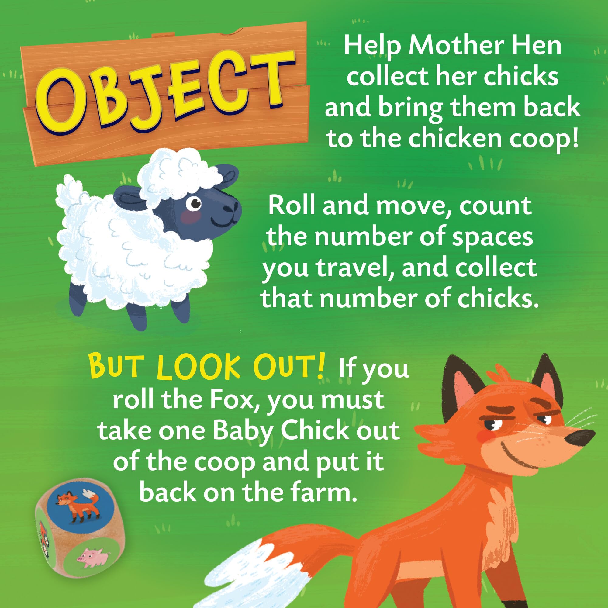 Peaceable Kingdom spinner guides cooperative counting moves during play