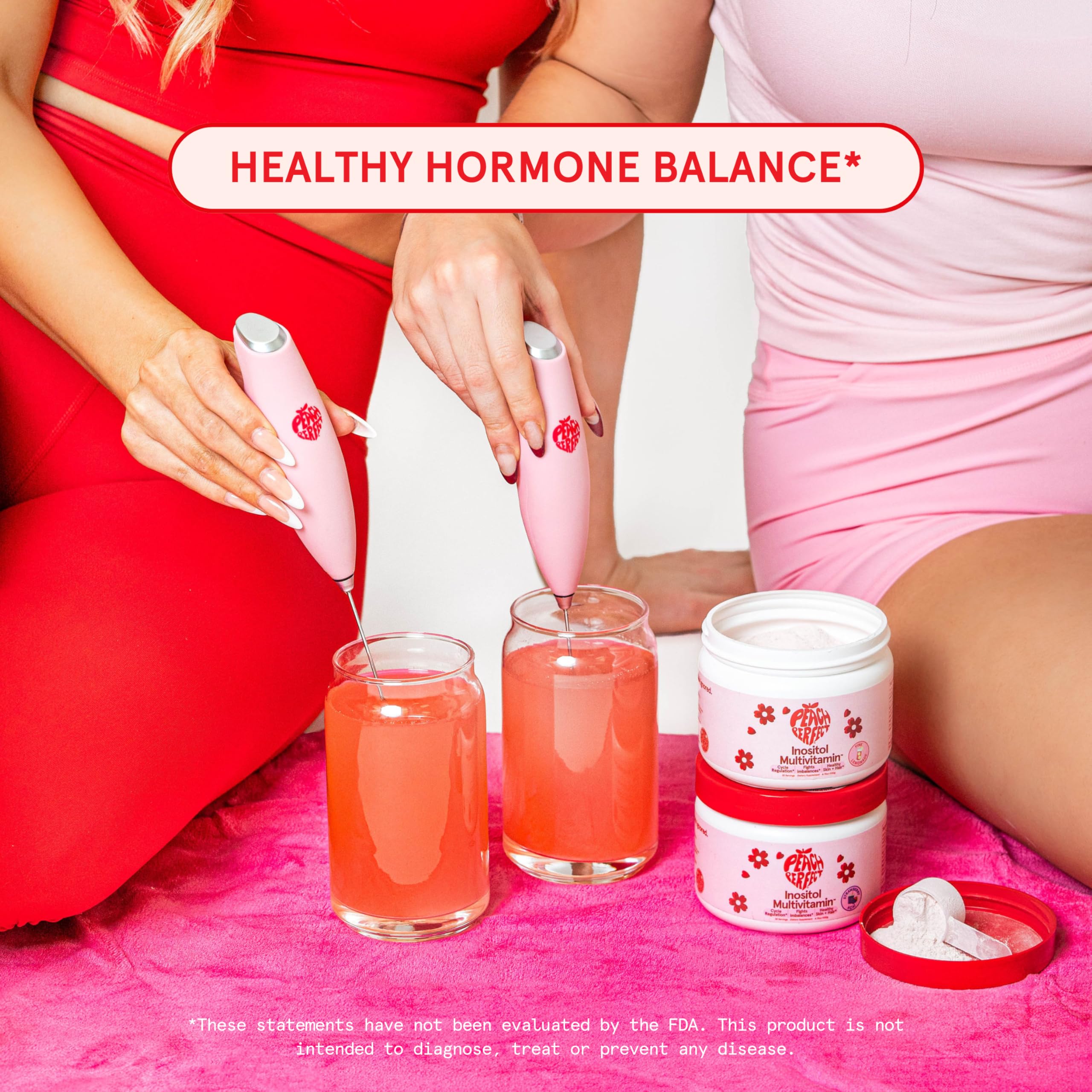 Peach Perfect Inositol magnesium and zinc pills for balanced wellness