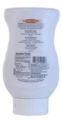 Peach Real syrup pour into a glass, rich peach aroma enhancing summer beverages.