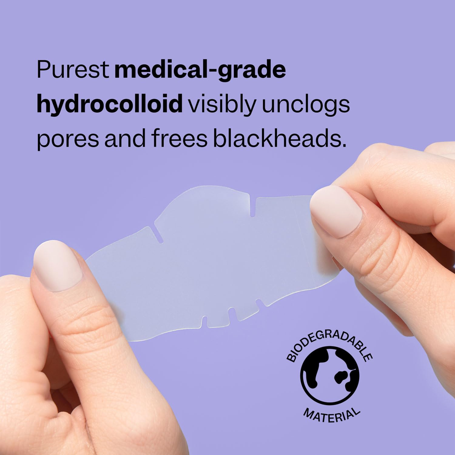 Peach Slices patch centers on the nose for targeted absorption.