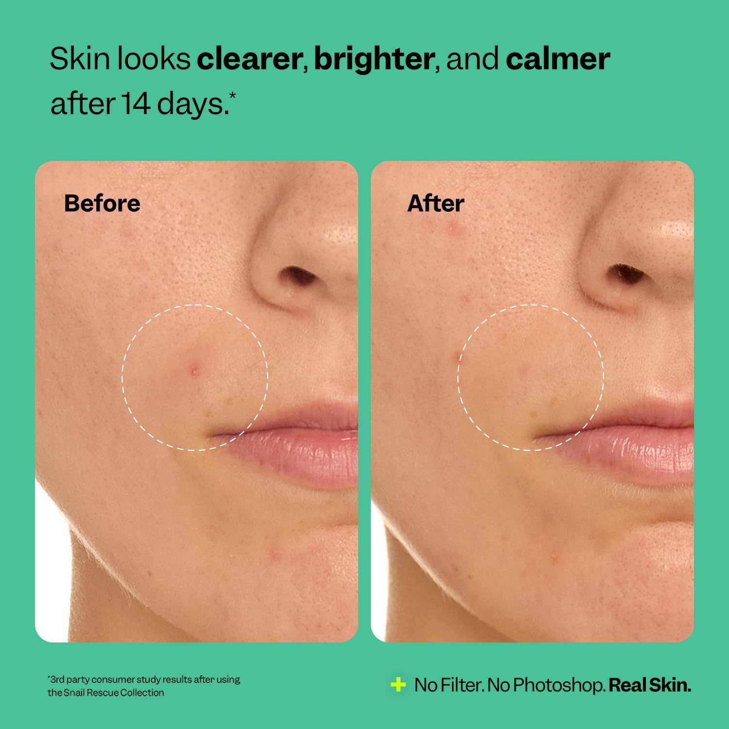 Peach Slices Snail Rescue Cleanser with pine bark supports refreshed pores