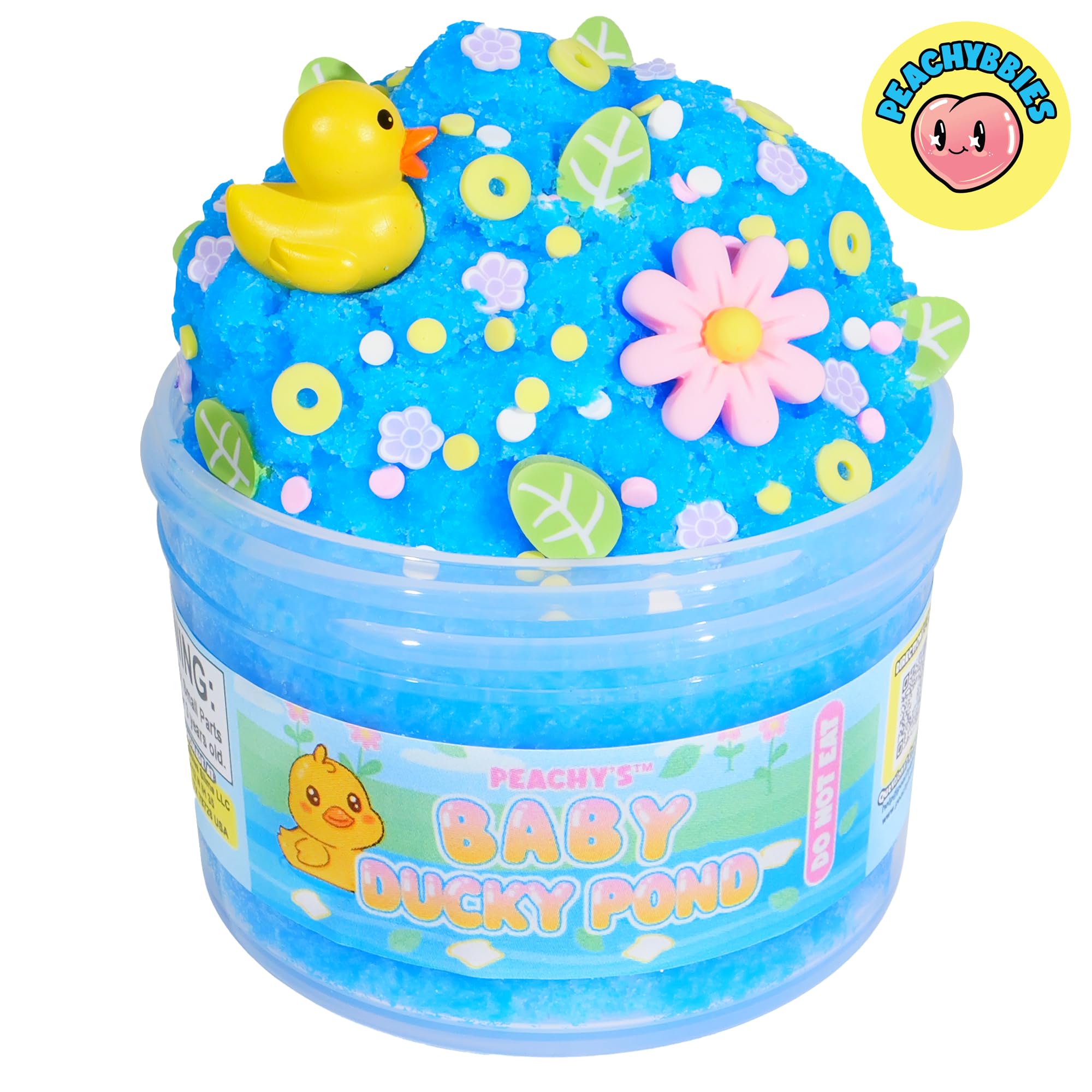Peachybbies reusable container keeps slime fresh for the next session