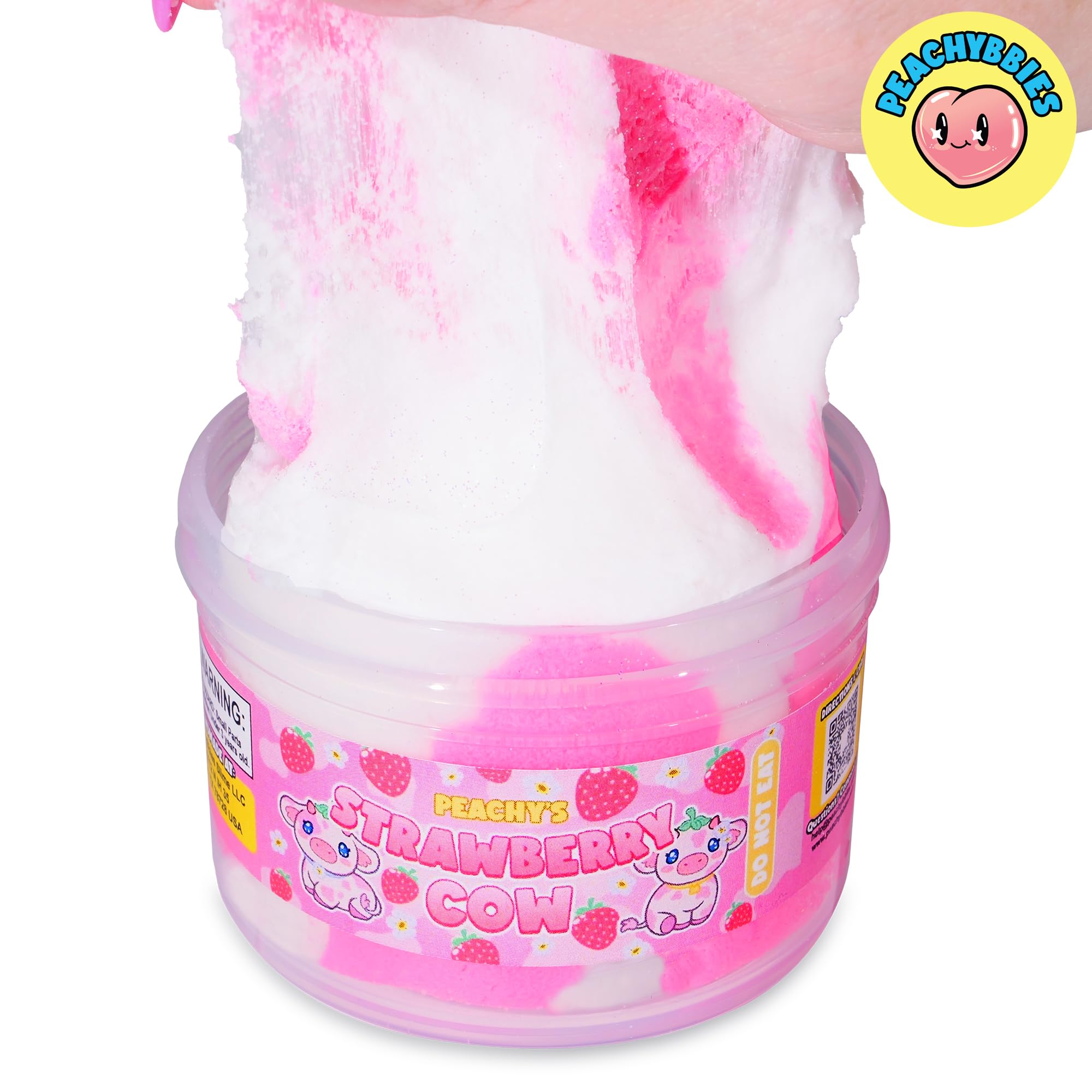 PEACHYBBIES Strawberry sprinkle mix enhances scent and visuals.
