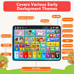 Peacurh tablet colors icons teach color names and visual discrimination.