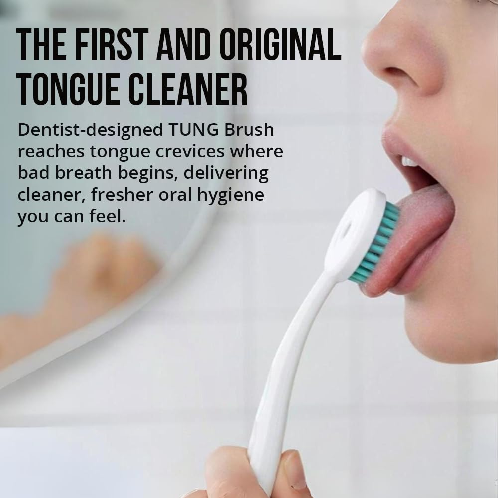 Peak Essentials TUNG Gel mint tube showing zinc-based formula for odor control