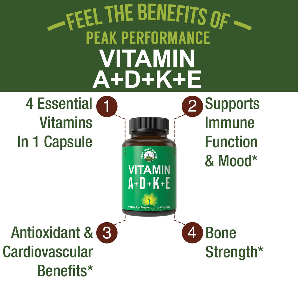 Close-up of Peak Performance D5K capsules highlighting vegan, easy-to-swallow design.